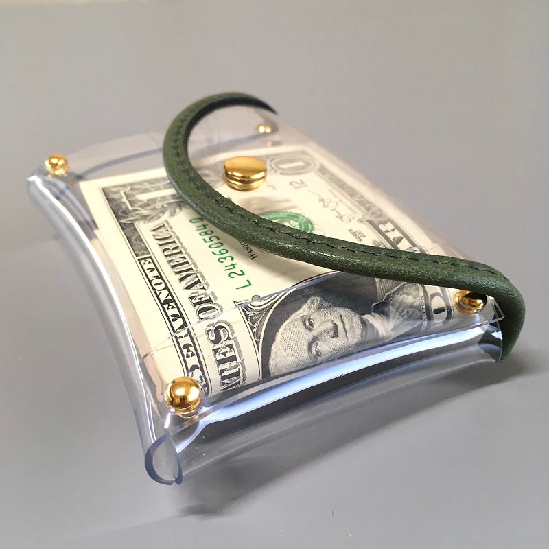 pvc透明零钱包/绿色 - 零钱包 - 塑料 透明