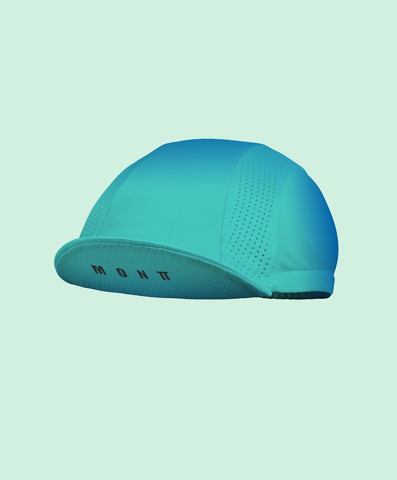 TT小帽-蓝绿渐层 - 帽子 - 聚酯纤维 