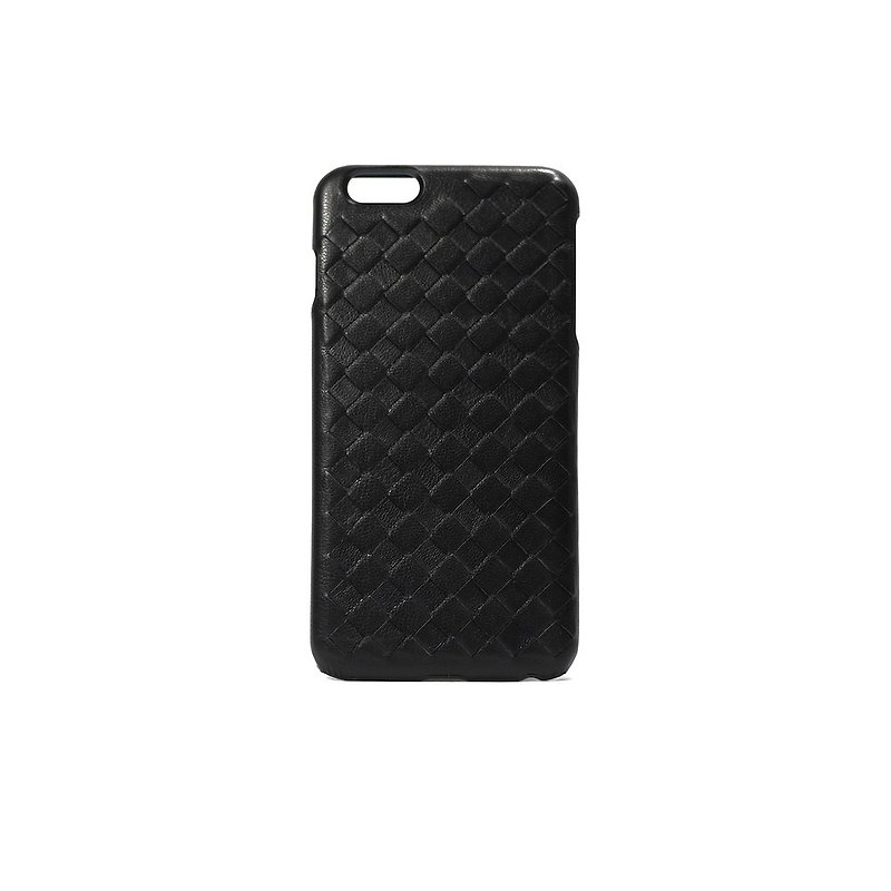 手机壳-黑色羊皮编织iPhone 6s Plus - 手机壳/手机套 - 真皮 黑色