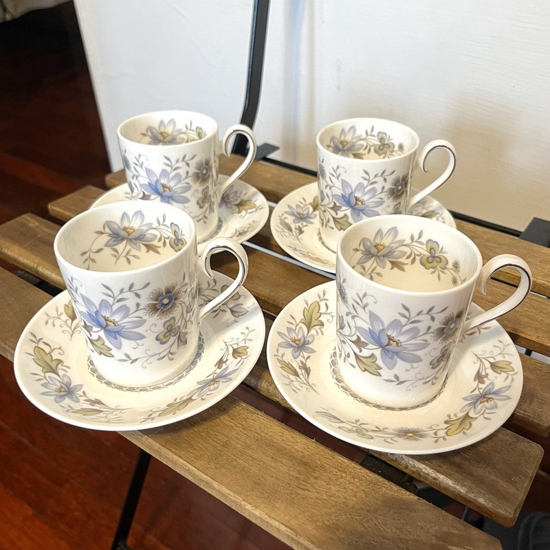 •DANIEL• 欧美老件 RIDGWAY MELISANDE系列 英国精致骨瓷咖啡杯 - 水壶/水瓶 - 其他金属 白色