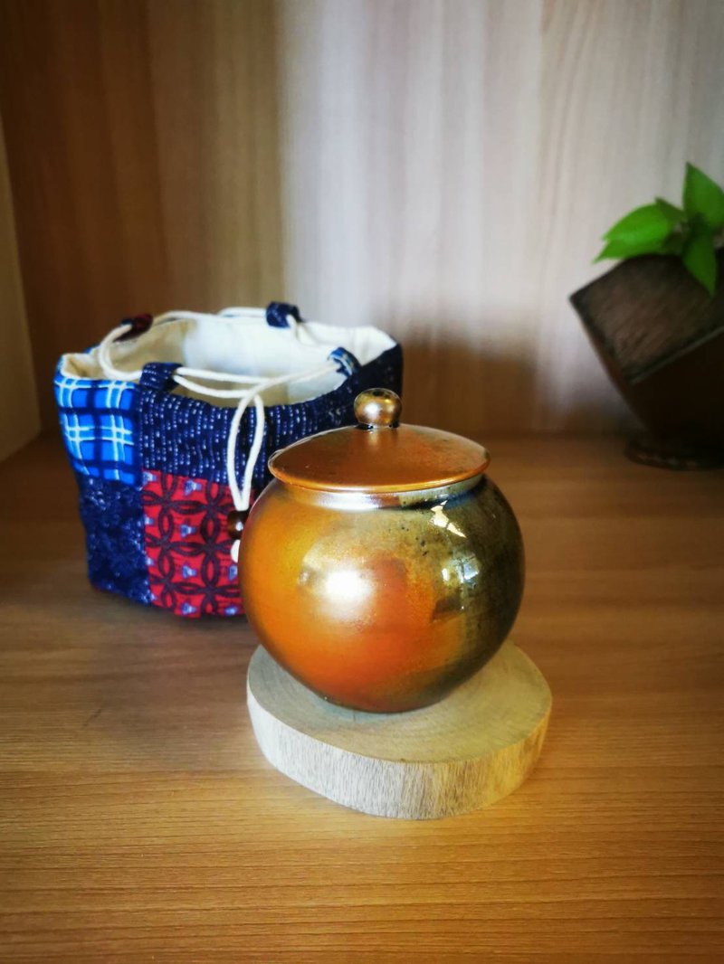 柴烧小茶叶罐 - 其他 - 陶 