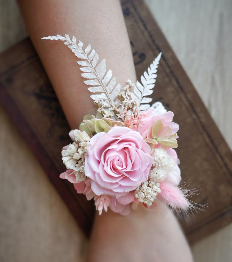 凡尔赛手腕花(粉色) - 胸花/手腕花 - 植物．花 粉红色