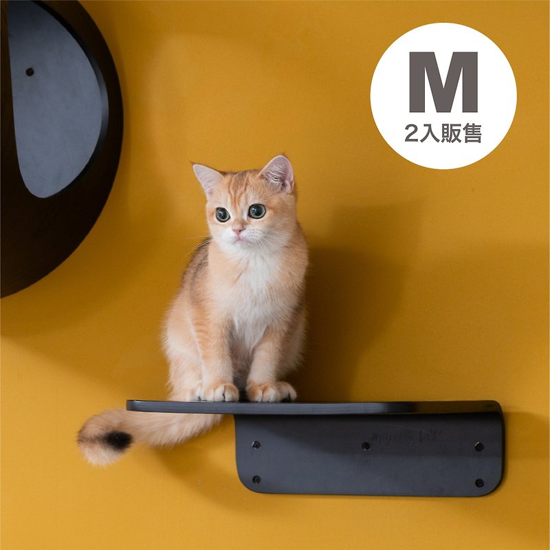 【MYZOO动物缘】LACK猫跳板/猫跳台-M黑色 (二入) - 抓板/跳台 - 木头 黑色