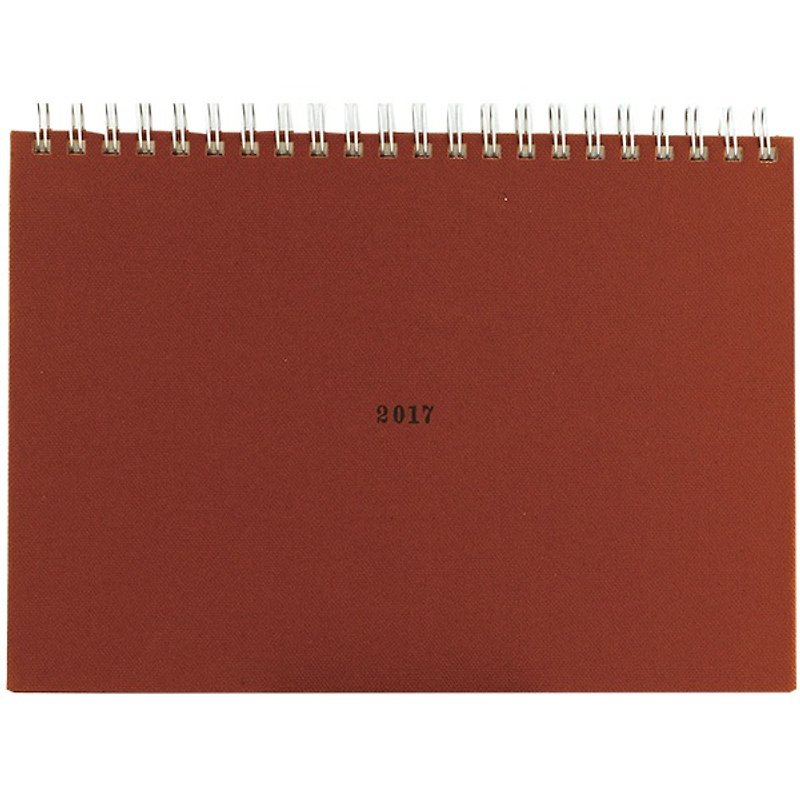 【LABCLIP】SKETCH DIARY 2017系列/A5月间绘本手帐-棕(帆布)1712K01-BR - 笔记本/手帐 - 纸 