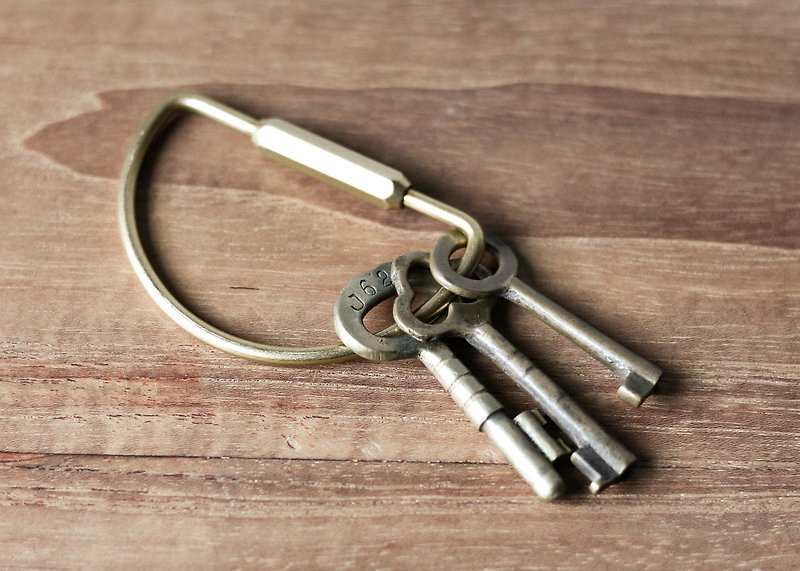 黄铜D环钥匙圈 | 安心出货 SOP - 钥匙链/钥匙包 - 其他金属 