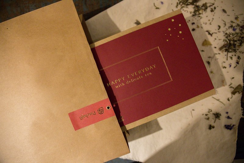 【 端午礼 】台湾经典茶礼盒 - 茶 - 新鲜食材 红色