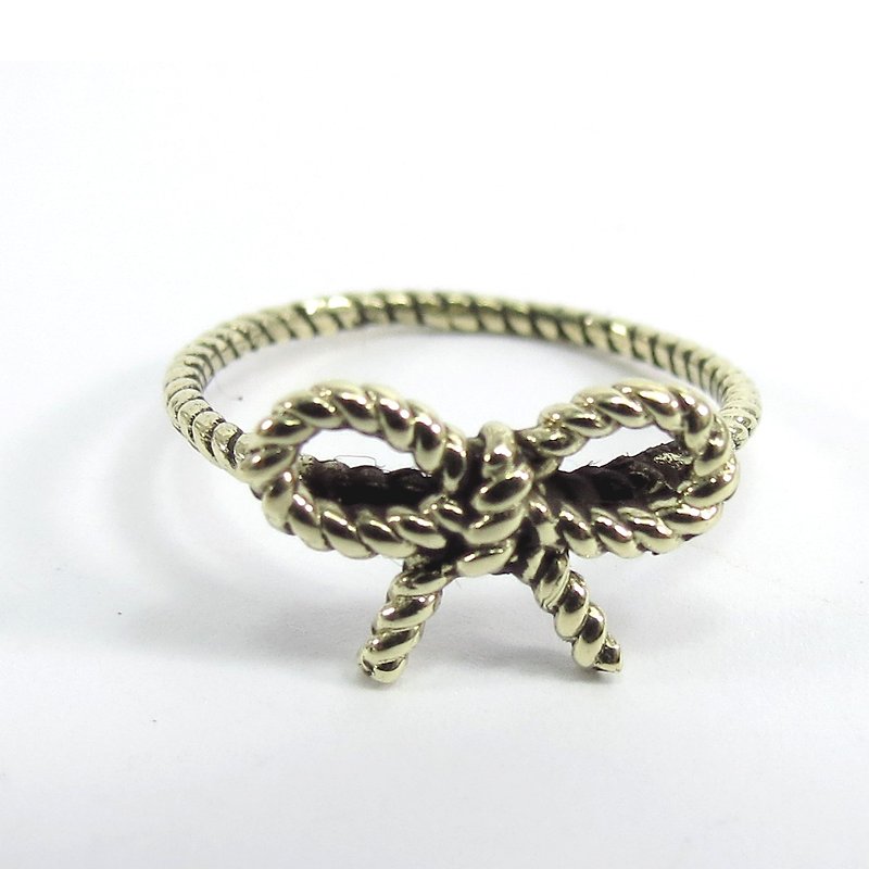 BOW  ring by WABY SHOP - 戒指 - 其他金属 