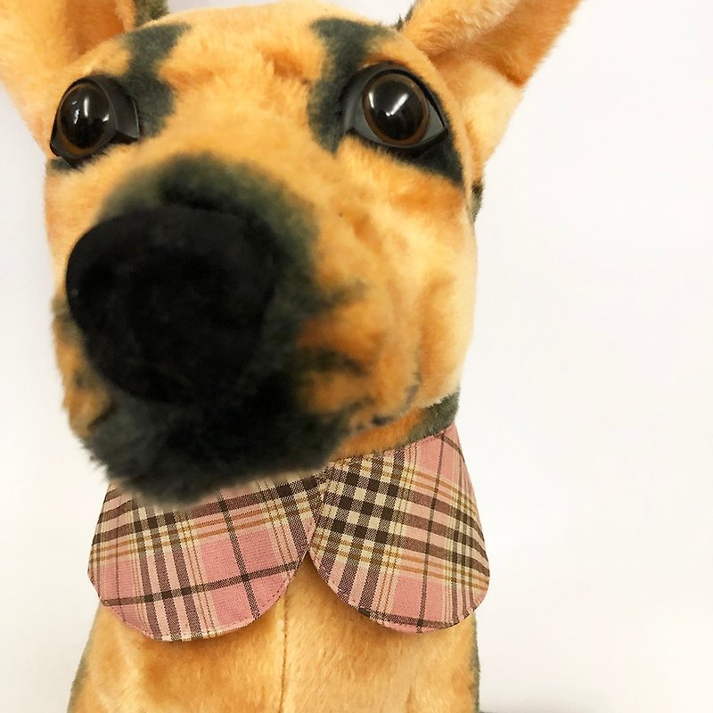 日系格纹犬用装饰领巾/小披风 四色 - 衣/帽 - 棉．麻 多色