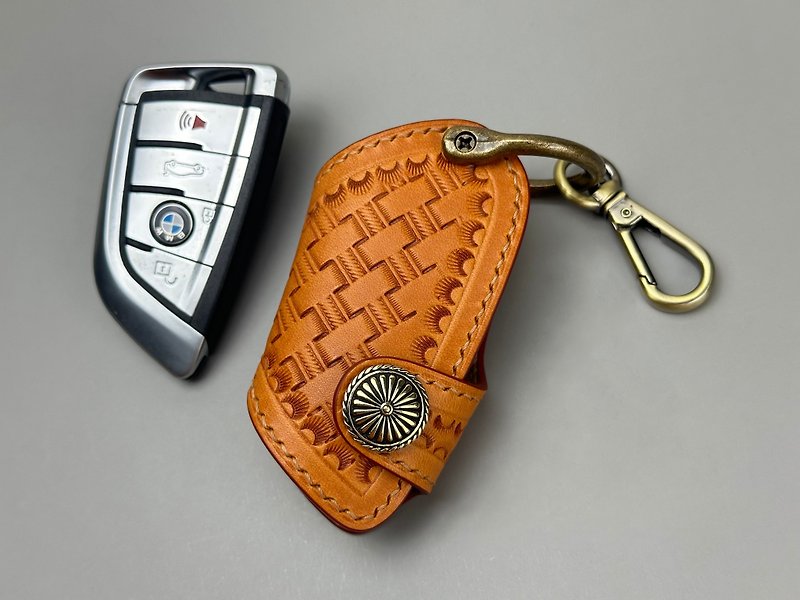 BMW钥匙皮套 植鞣革 - 钥匙链/钥匙包 - 真皮 
