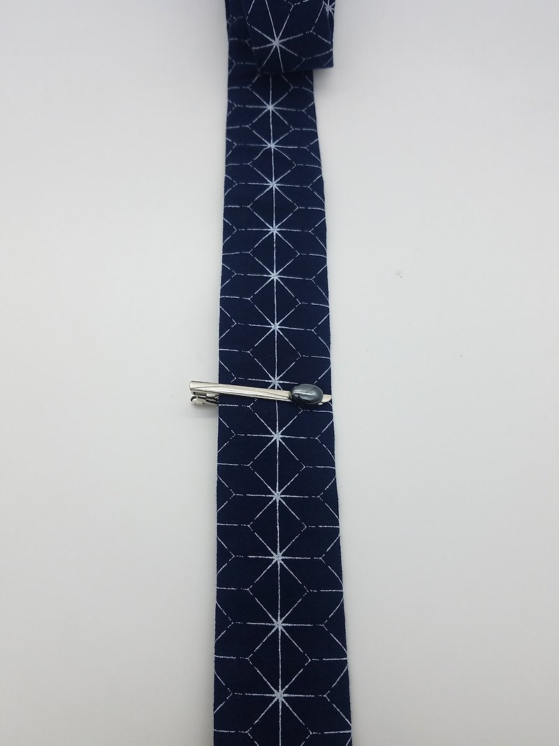 银矿石领带夹金属领带夹 - 领带/领带夹 - 其他金属 银色