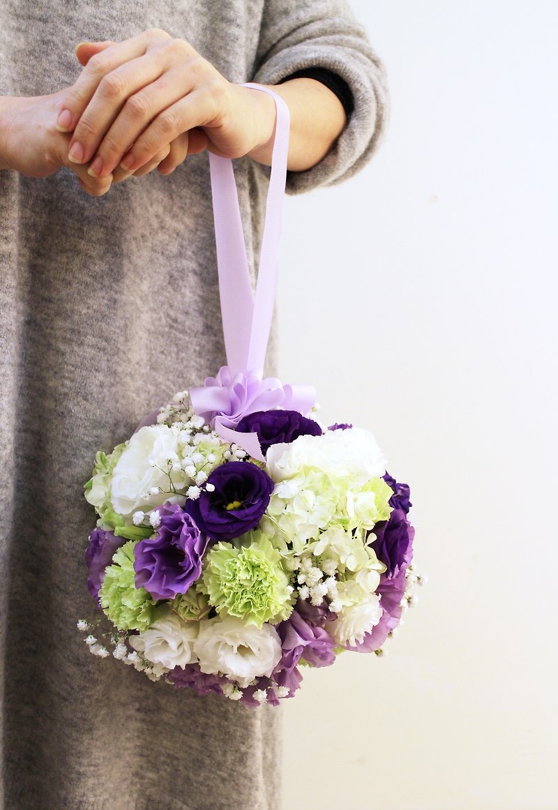 雪球花束 - 植栽/盆栽 - 植物．花 紫色