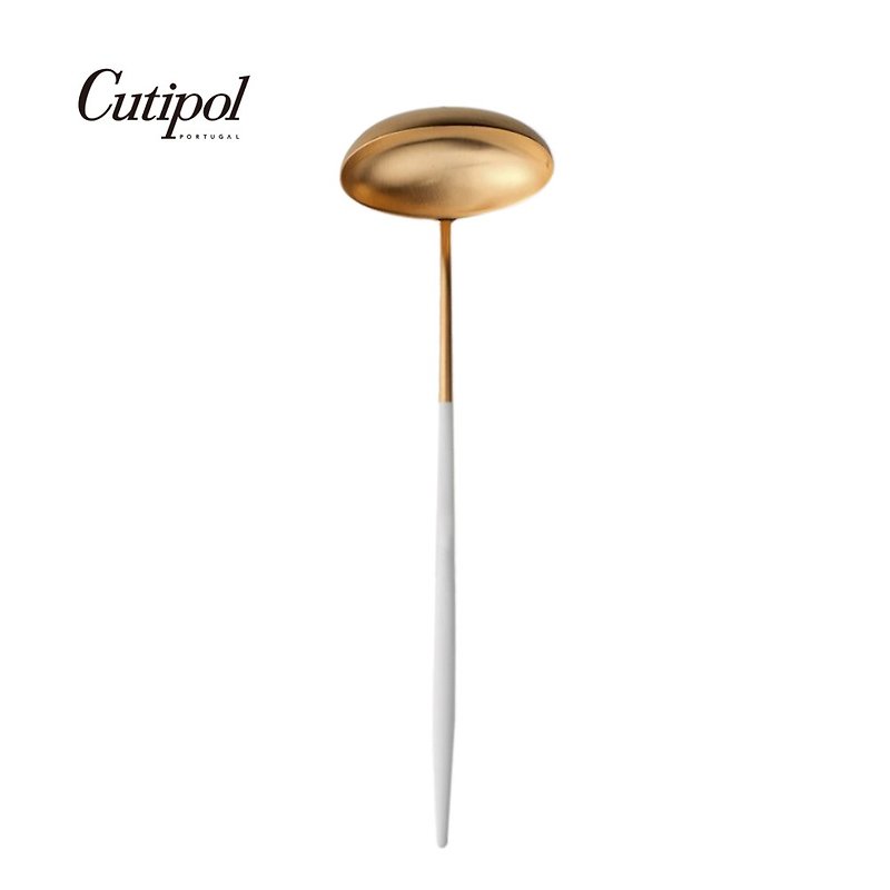 葡萄牙 Cutipol GOA系列白金29.5cm大汤勺 - 餐刀/叉/匙组合 - 不锈钢 白色