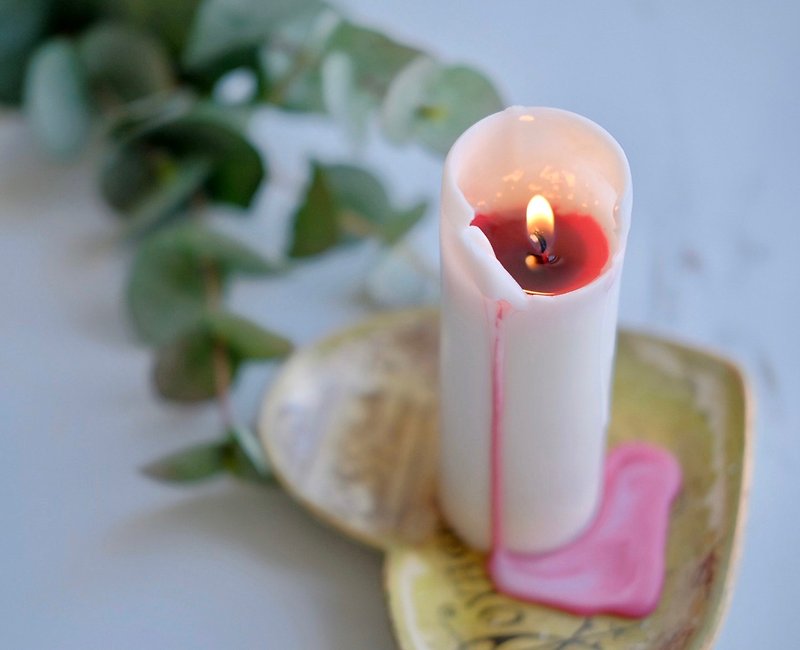 熔岩 神秘 脉轮 维纳斯裙摆香氛蜡烛 - 蜡烛/烛台 - 蜡 多色