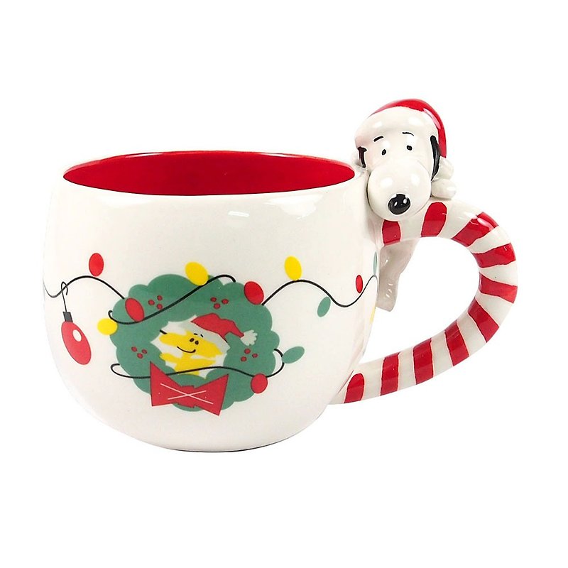 Snoopy 耶诞马克杯-圣诞公公【Hallmark礼品 圣诞节系列】 - 杯子 - 瓷 多色