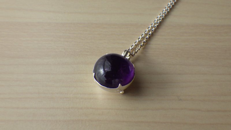 Mouse Pendant - 项链 - 宝石 紫色