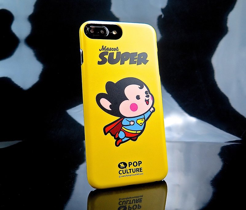 iPhone 7/8 Plus 可爱卡通 米鼠 Flying Mouse 雾面手机套 手机壳 - 手机壳/手机套 - 塑料 黄色