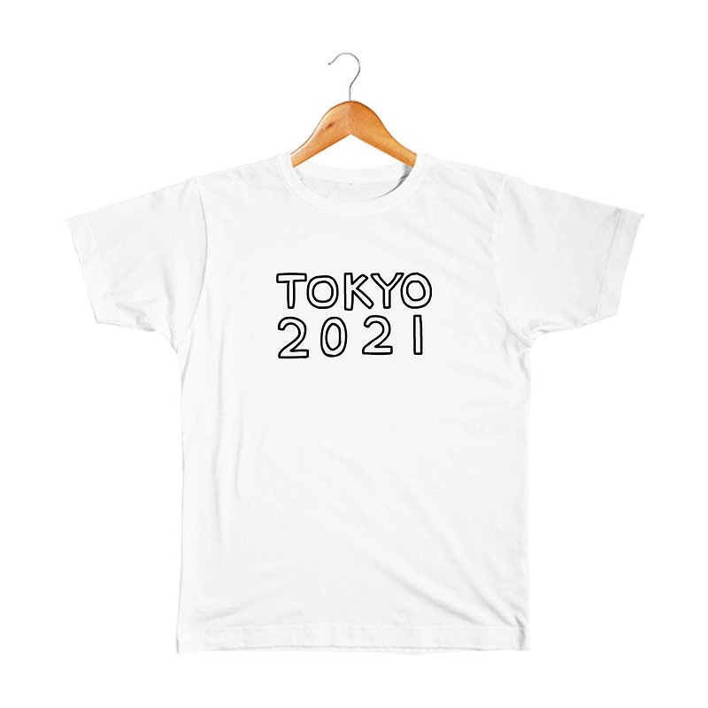 TOKYO2021 Tシャツ(5.6oz) - 女装 T 恤 - 棉．麻 白色