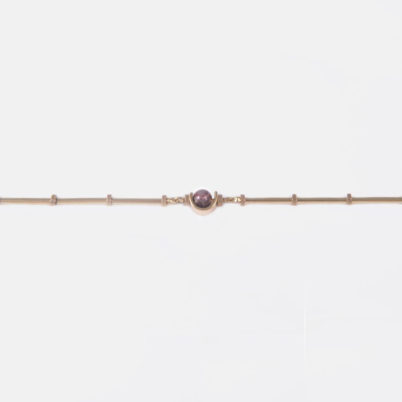 C型枝条手链 (多彩) - C-type twig bracelet (multi) - 手链/手环 - 宝石 金色