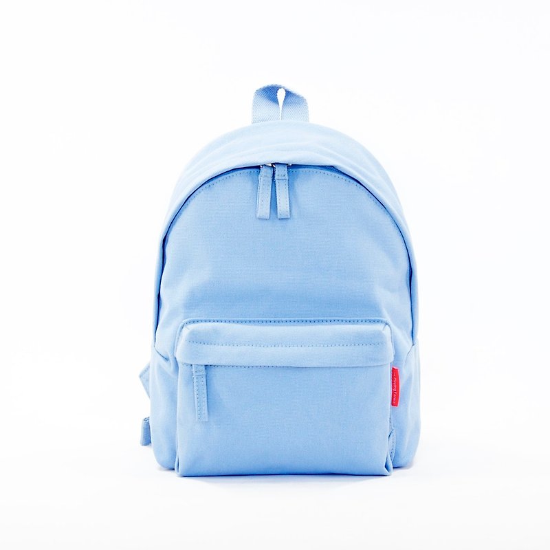 防水加厚纯棉背包 (迷你,A4) / 蓝色 / 小童及成人适用 - 后背包/双肩包 - 棉．麻 蓝色