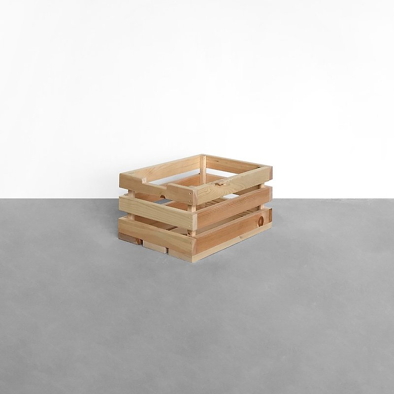 实木储物盒 CU038 - 置物架/篮子 - 木头 咖啡色