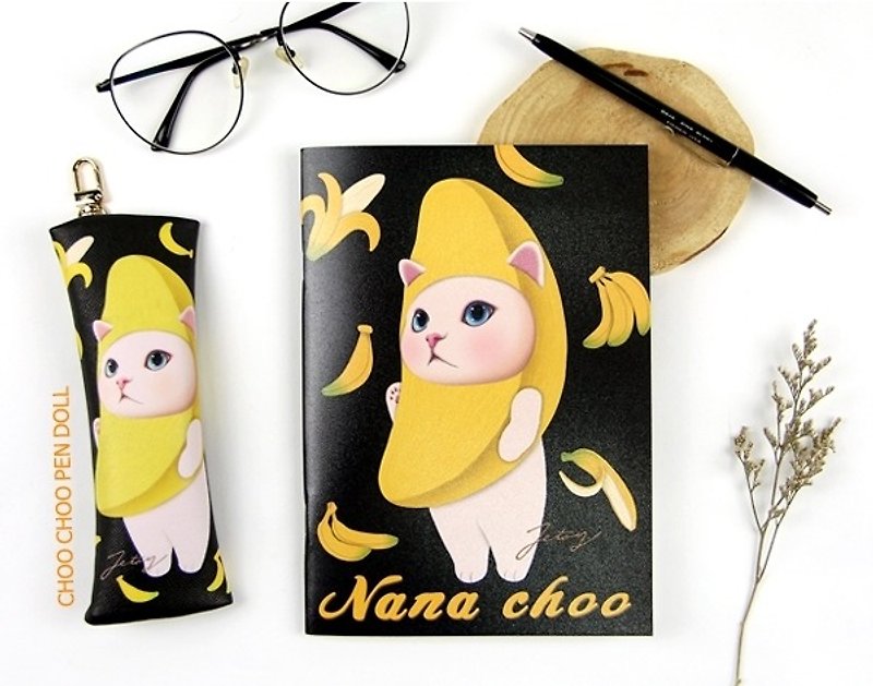 JETOY, 甜蜜猫 Play 笔记本 ( B5 横条)_Nana choo J1704401 - 笔记本/手帐 - 纸 黄色