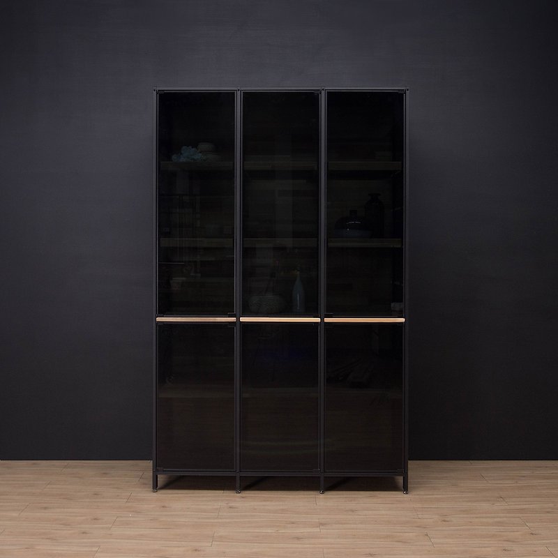Creesor - Shido 40 工业风组合柜 书柜 展示柜 收纳柜 - 书架/书挡 - 其他金属 黑色
