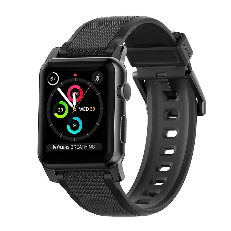 美国NOMAD (Apple Watch专用超坚固硅胶表带)-黑-(856504004033) - 其他 - 硅胶 黑色