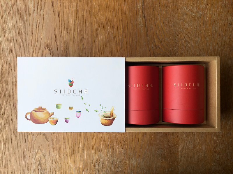 【 2024端午推荐 】原叶食茶礼盒 (阿里山乌龙x东方美人茶) - 茶 - 其他材质 多色