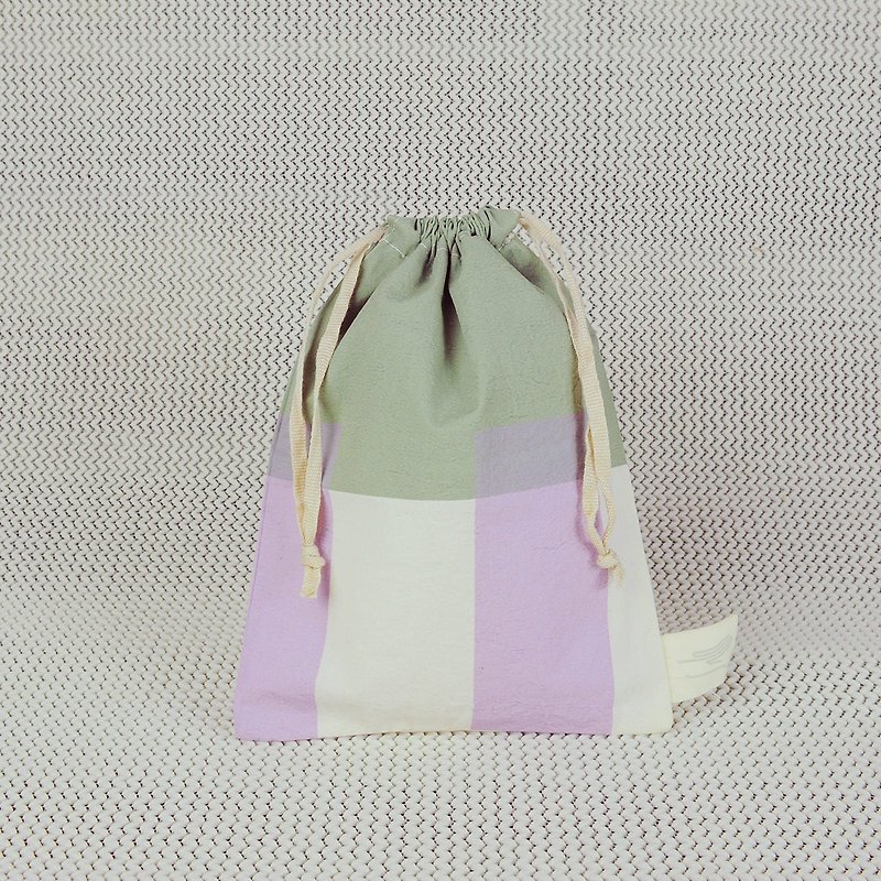 金箍包 手印束口包 / #13 芋头酥 - 化妆包/杂物包 - 其他材质 紫色