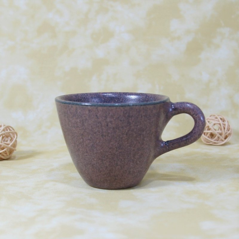 (惜福品)蓝莓第二代咖啡杯,茶杯,马克杯,水杯-约120ml - 咖啡杯/马克杯 - 陶 紫色