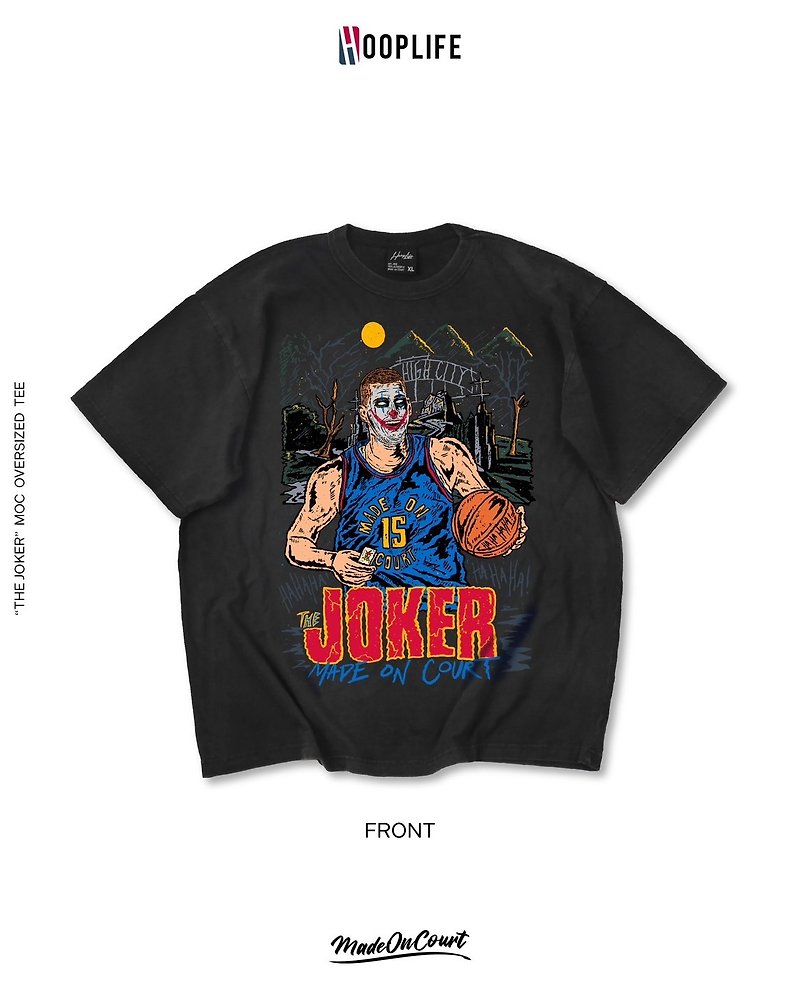 小丑JOKER-丹佛金块队 - 男装上衣/T 恤 - 棉．麻 黑色