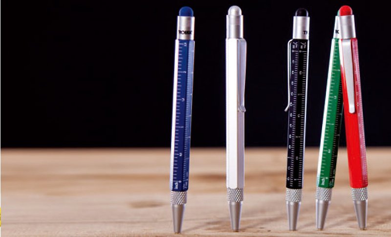 迷你便携式触控工具笔(黑色) - 圆珠笔/中性笔 - 其他金属 白色
