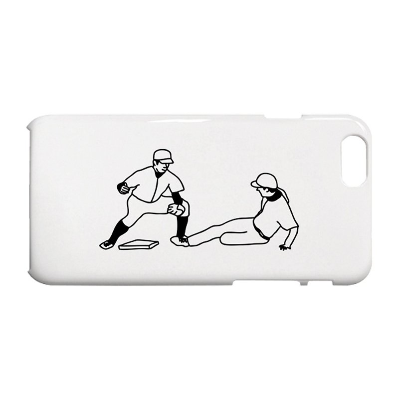 盗塁 iPhoneケース - 手机壳/手机套 - 塑料 白色