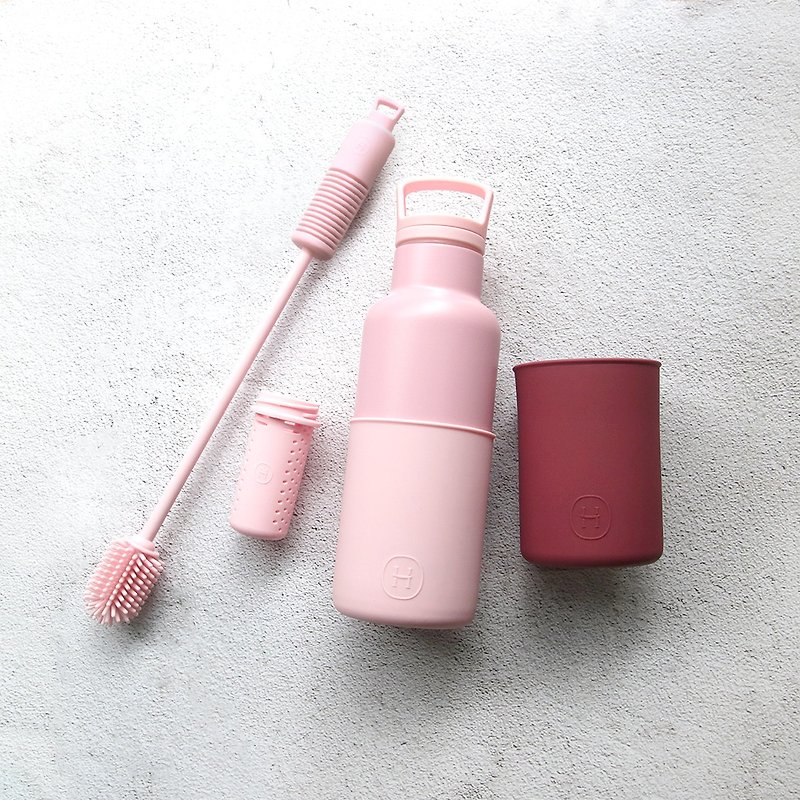 【超值四合一组合】玫瑰粉瓶优惠组合 - 水壶/水瓶 - 其他金属 粉红色