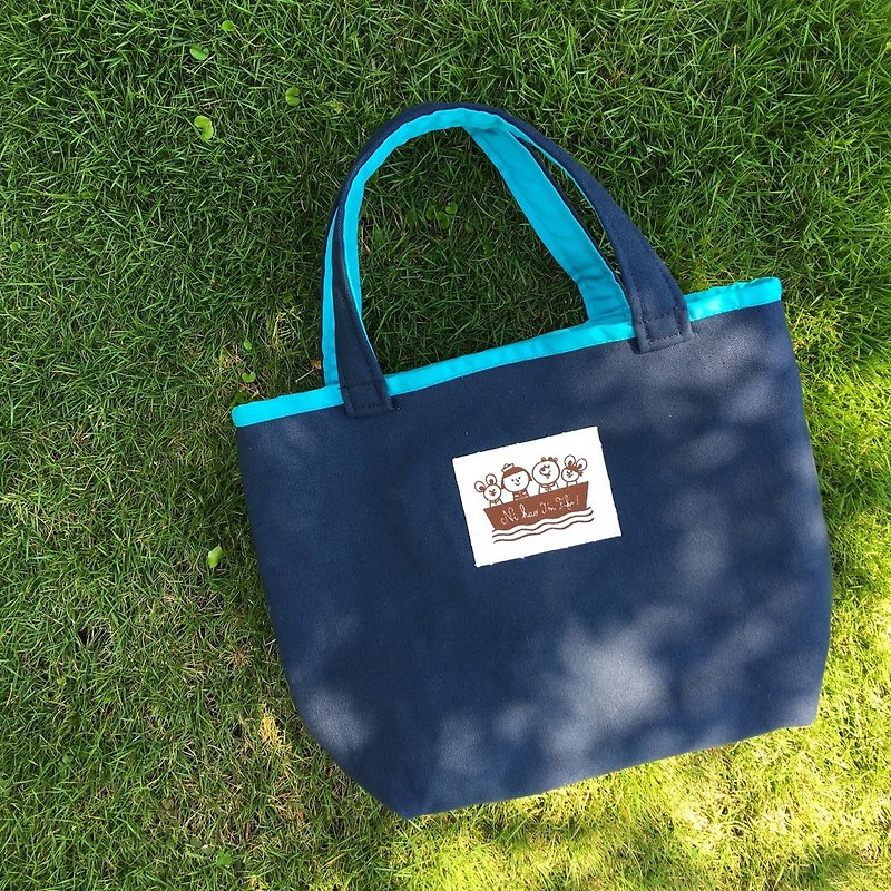 FiFi手提小包－海洋包 - 手提包/手提袋 - 其他材质 蓝色