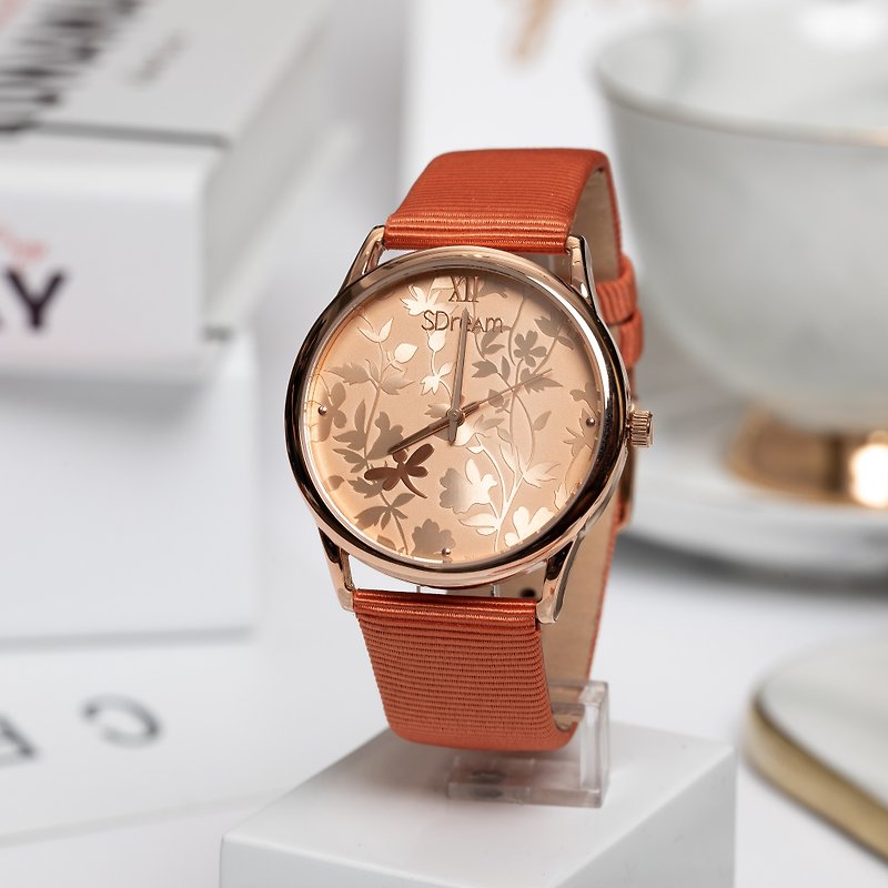 欧风手表系列- 玫金米兰表带、温暖、优雅 - 女表 - 其他金属 