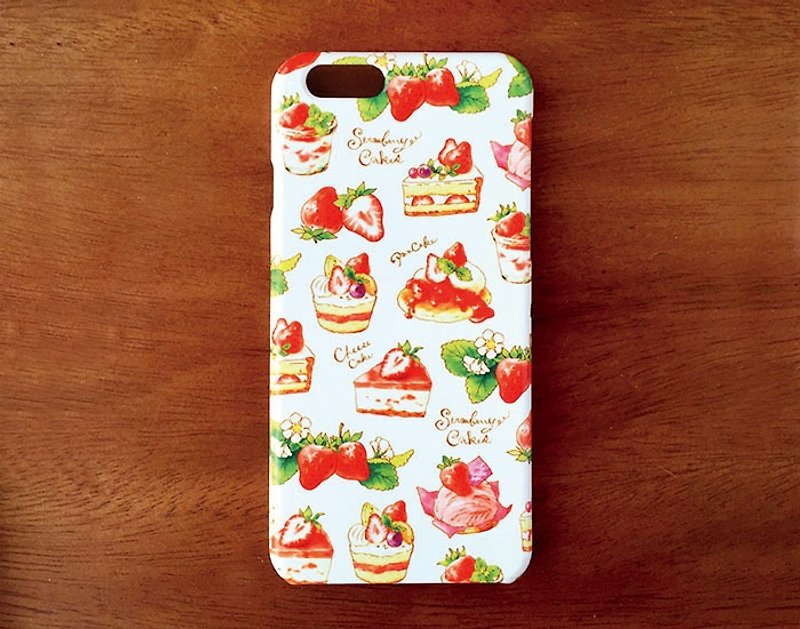 StrawberryCakes iPhone case - 手机壳/手机套 - 塑料 红色