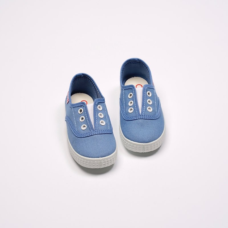 西班牙国民帆布鞋 CIENTA 55000 90 浅蓝色 经典布料 童鞋 - 童装鞋 - 棉．麻 蓝色