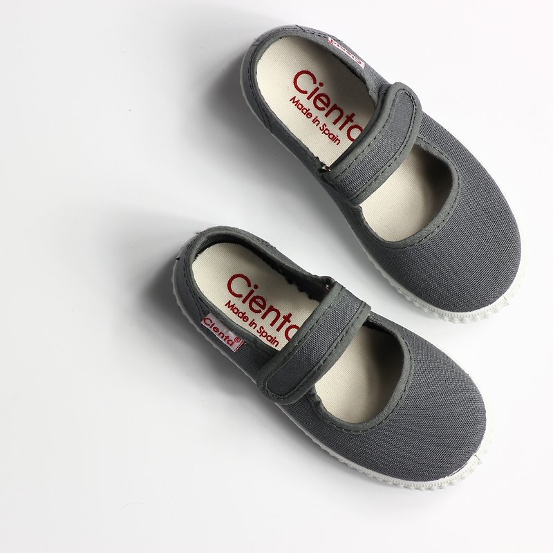 西班牙国民帆布鞋 CIENTA 56000 23灰色 幼童、小童尺寸 - 童装鞋 - 棉．麻 灰色