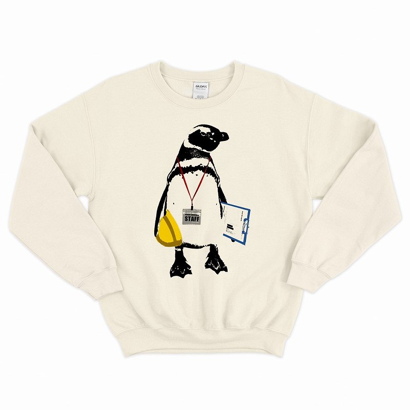スウェット /  STAFF Penguin - 男装上衣/T 恤 - 棉．麻 卡其色