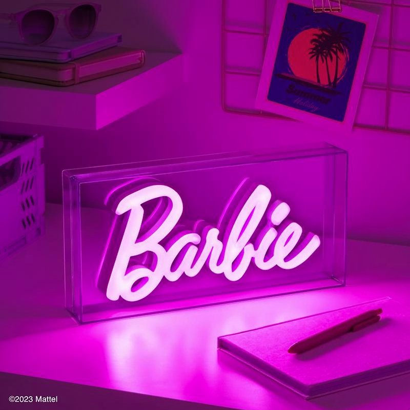 Paladone官方授权 Barbie Iconic 标志灯 - 灯具/灯饰 - 塑料 粉红色