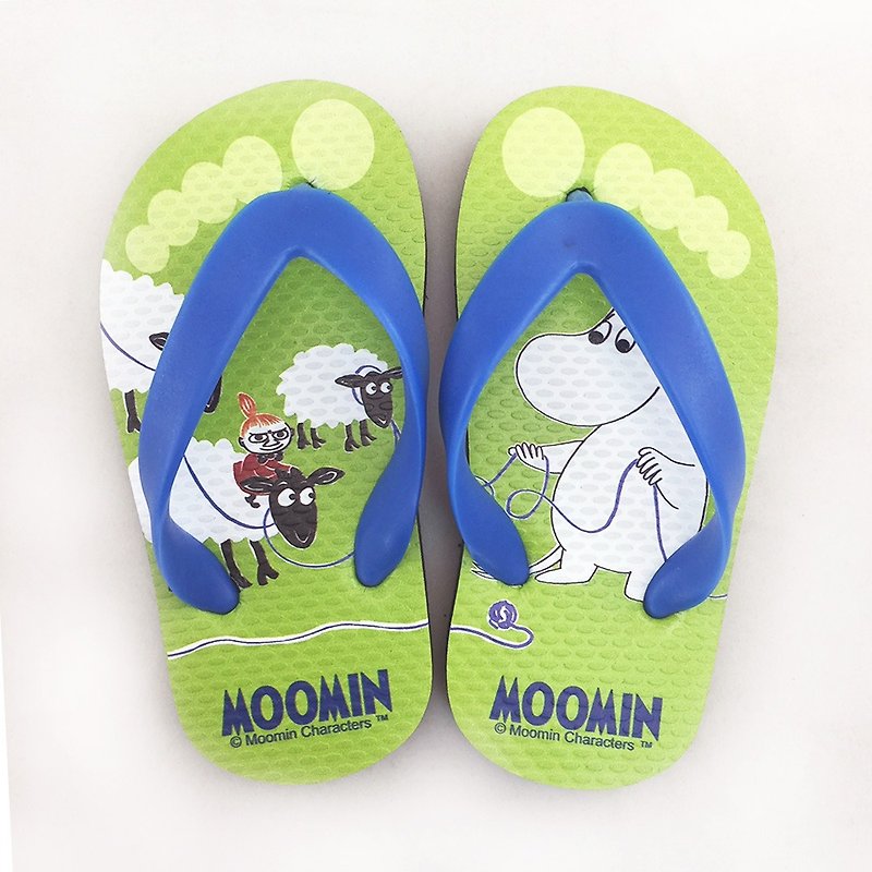 Moomin噜噜米授权-夹脚拖鞋(儿童)09 - 童装鞋 - 橡胶 绿色