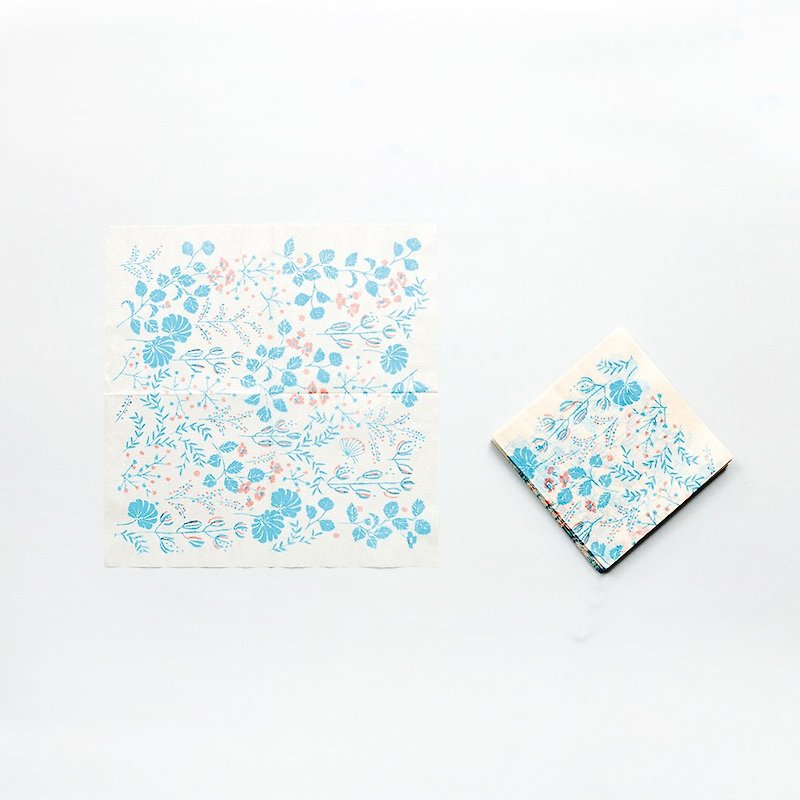 仓敷意匠 点线模样制作所 餐巾纸 / 寂静的植物 (26546-05) - 餐垫/桌巾 - 纸 蓝色