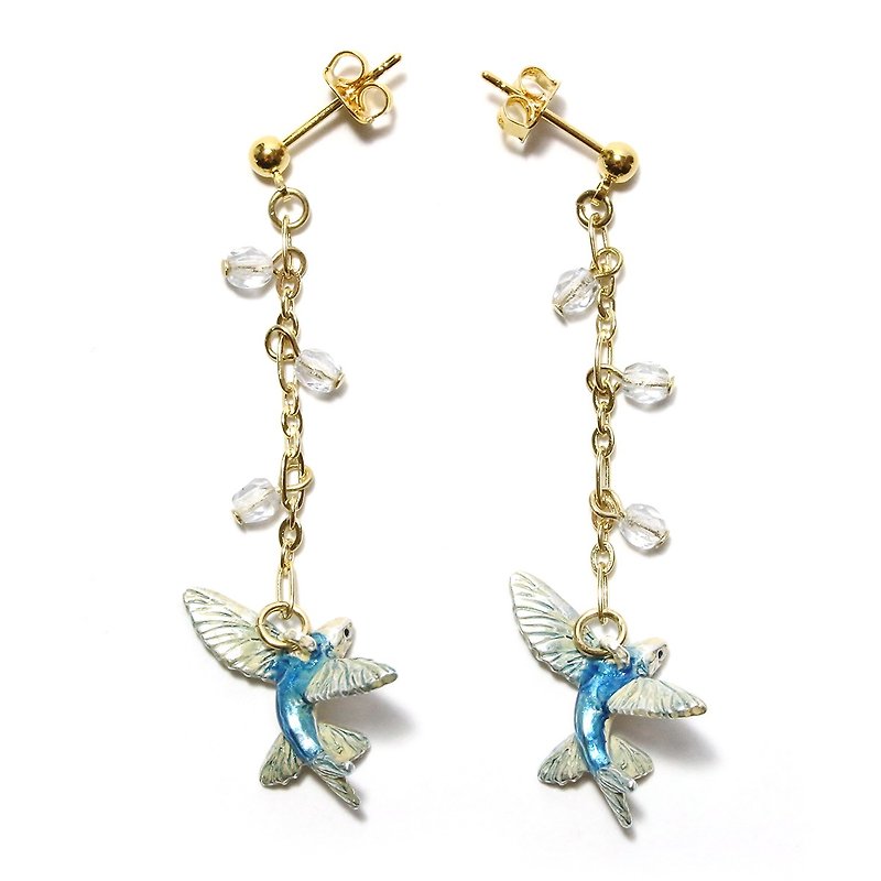 Flying Fish Pierced Flying Fish Earrings PA449