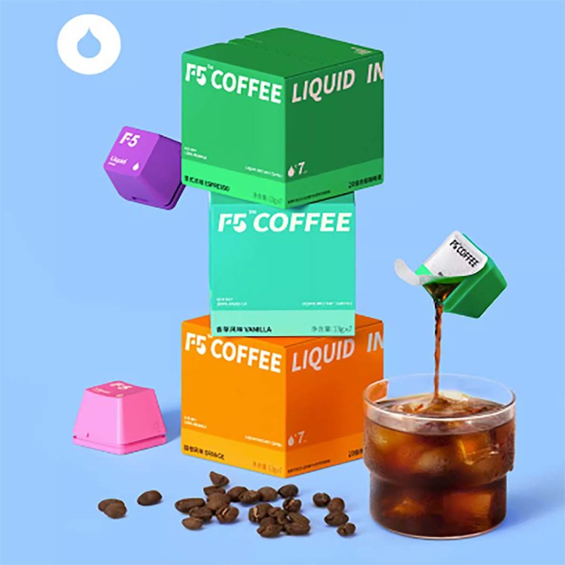 【免运】精品咖啡液20倍浓缩意式甜橙葡萄速溶浓缩液黑咖啡 F5 - 咖啡 - 其他材质 多色