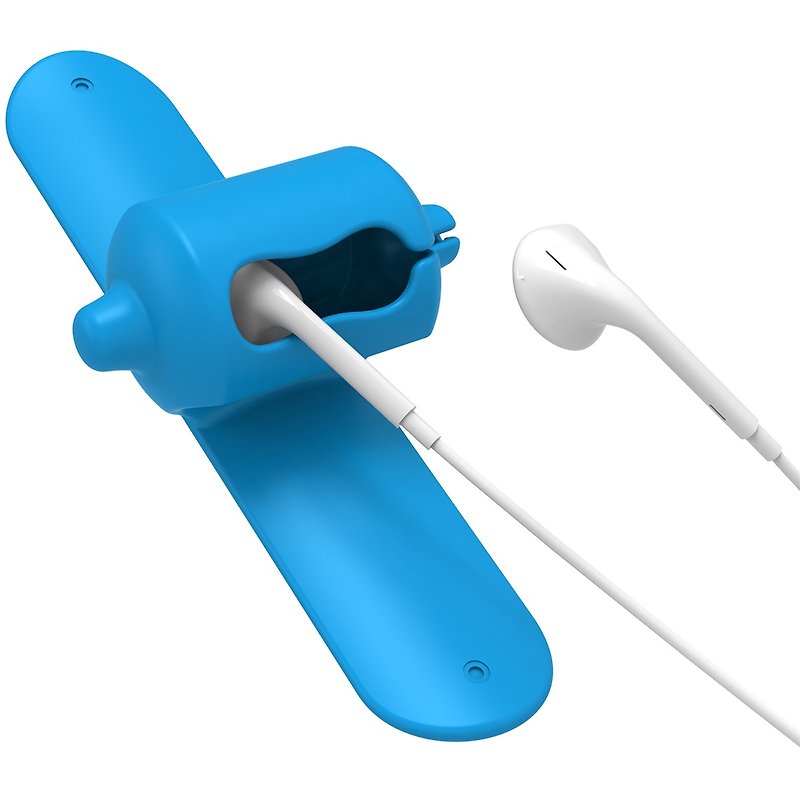 Snappy 2.0 耳机收纳卷线器-晴空蓝 - 耳机 - 硅胶 蓝色