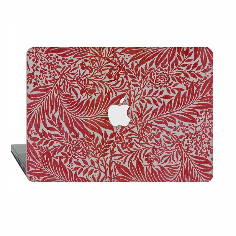 MacBook case MacBook Air MacBook Pro Retina MacBook Pro case floral art red 2019 - 平板/电脑保护壳 - 塑料 红色