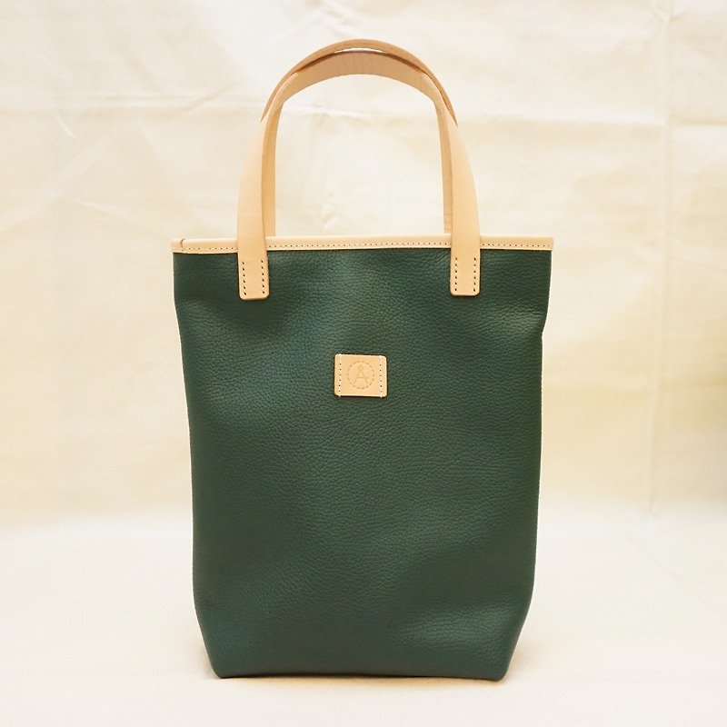 长长的手提包-橄榄绿 - 手提包/手提袋 - 真皮 绿色
