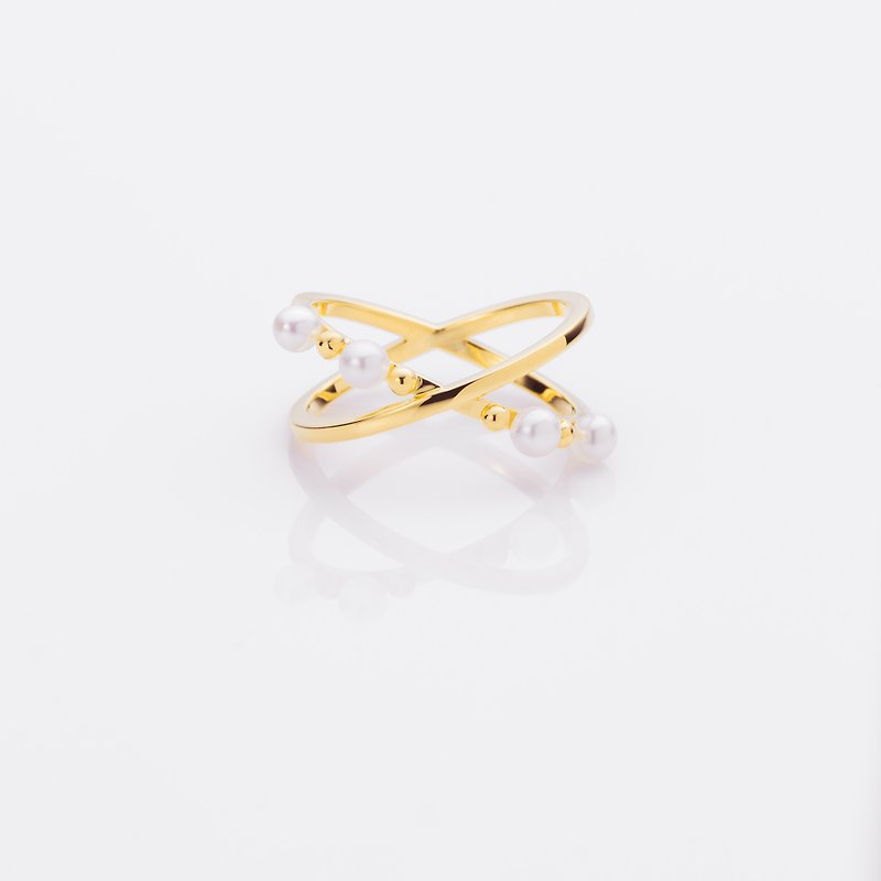高雅独特 / Ginette ring - 戒指 - 其他金属 金色