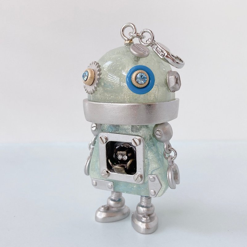 【Robot accessories】ロボットチャーム  キュン51 - 钥匙链/钥匙包 - 塑料 银色